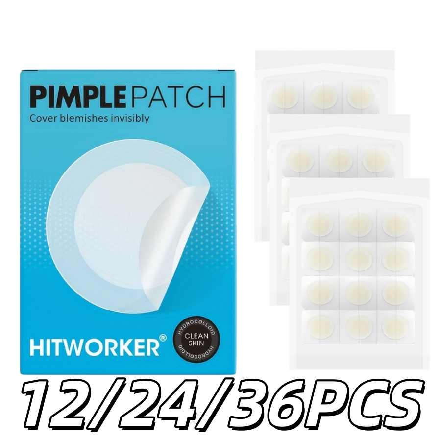 Hydrocolloid Acne Patch - 12/24/36PCS Tea Tree Essential Oil Hydrogel