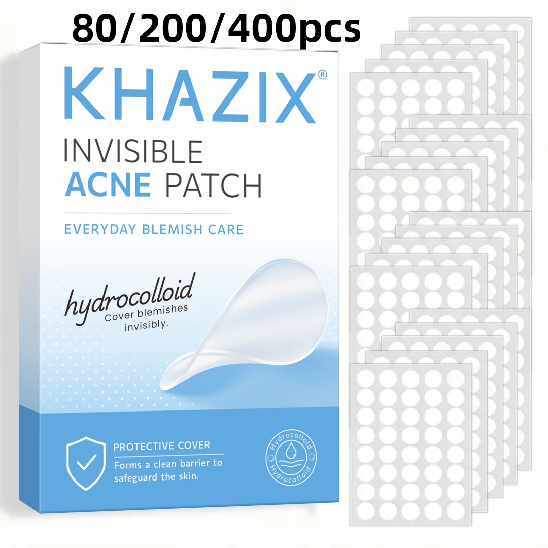 Hydrocolloid Acne Patch - 80/200/400pcs Hydrocolloid Acne Pimple Patch, Hydrocolloid