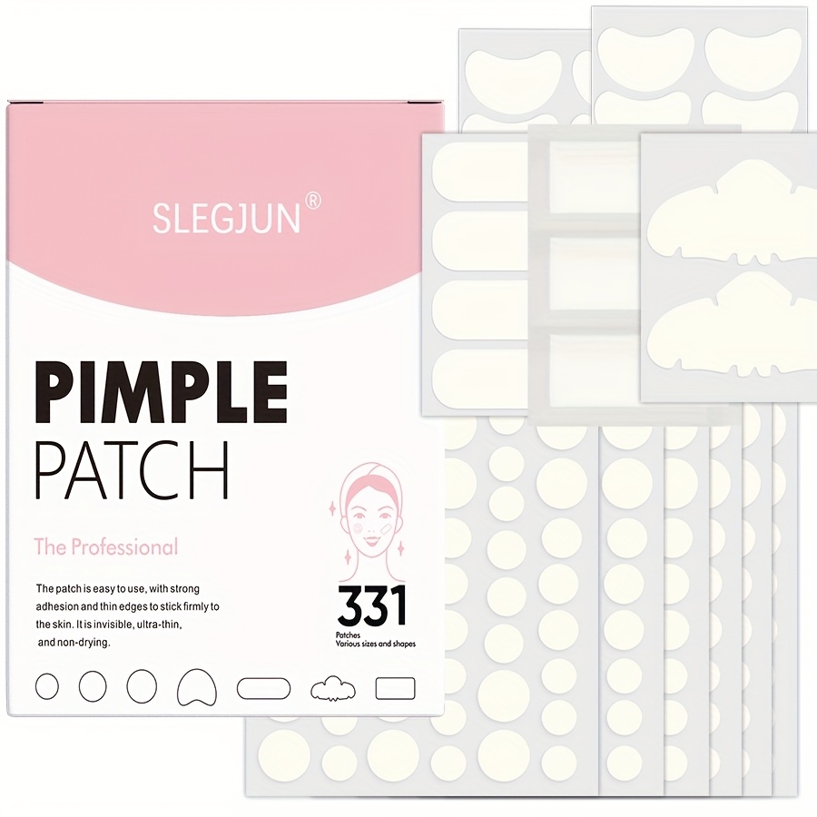 Hydrocolloid Acne Patch - Large Pimple Patches for Face, Hydrocolloid
