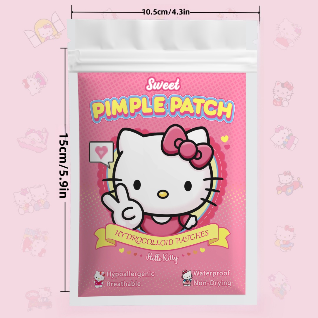 48/120PCS hello kitty Acne pat - огляд і ціна Hydrocolloid Acne Patch