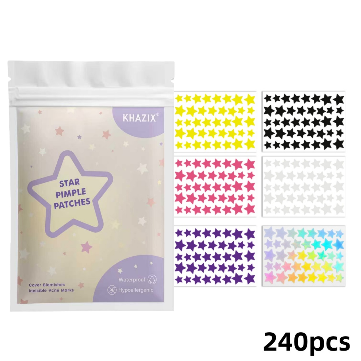 240pcs Star Pimple Patches For - огляд і ціна Hydrocolloid Acne Patch