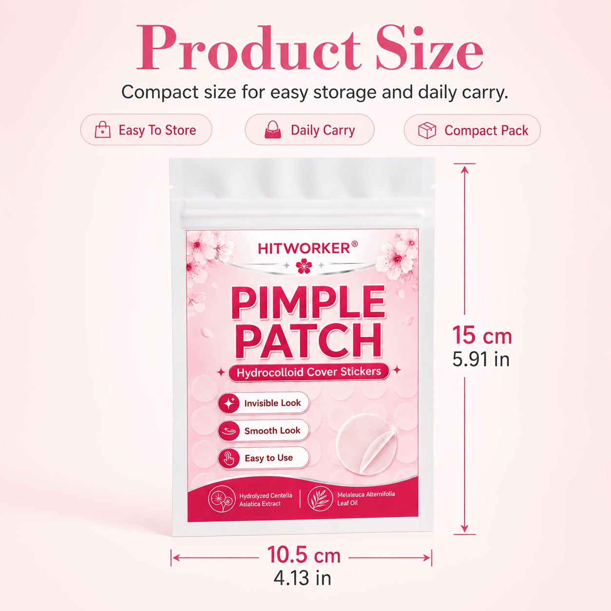 320PCS Invisible Hydrocolloid  - огляд і ціна Hydrocolloid Acne Patch