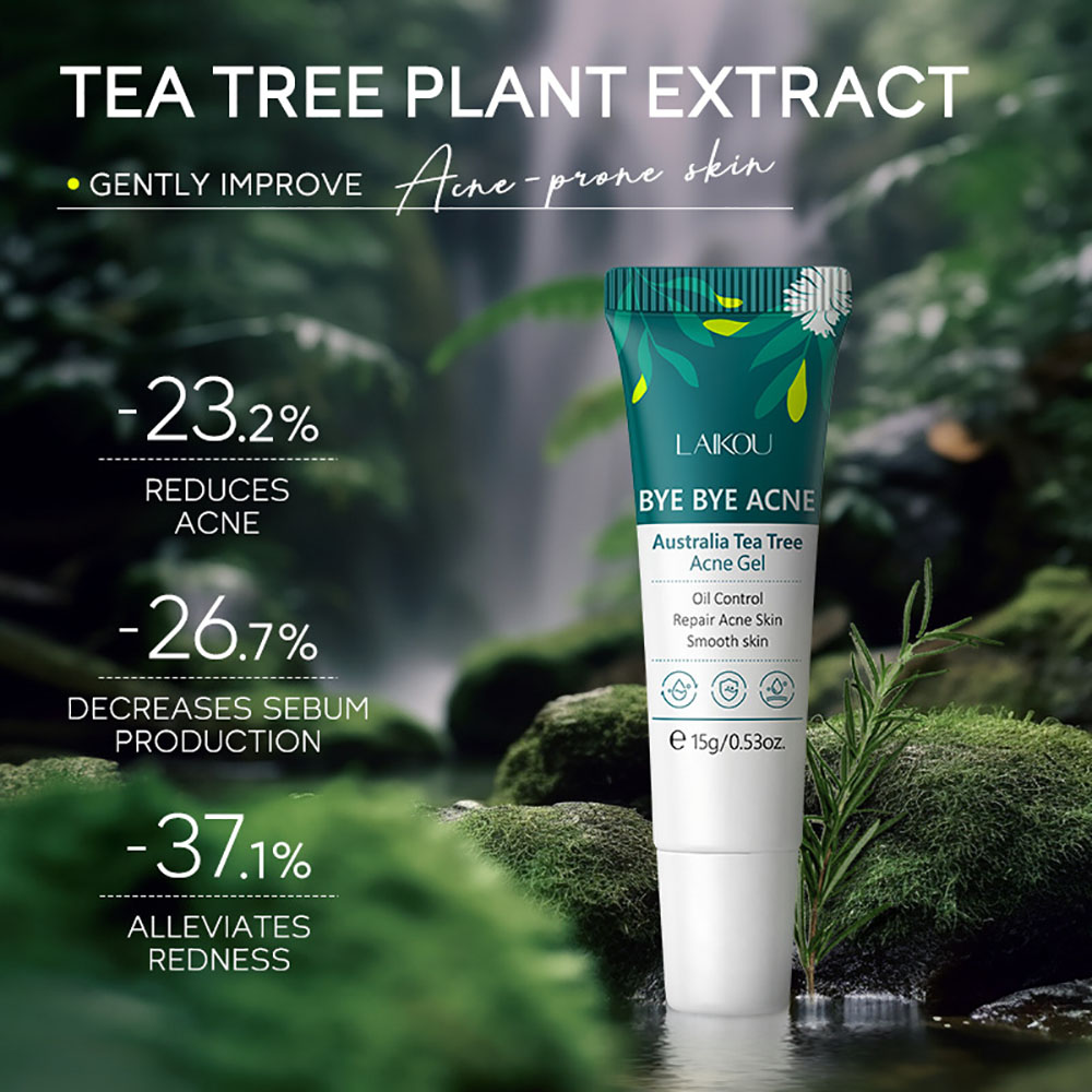 LAIKOU Tea Tree Acne Gel 15g,  - огляд і ціна Tea Tree Spot Treatment