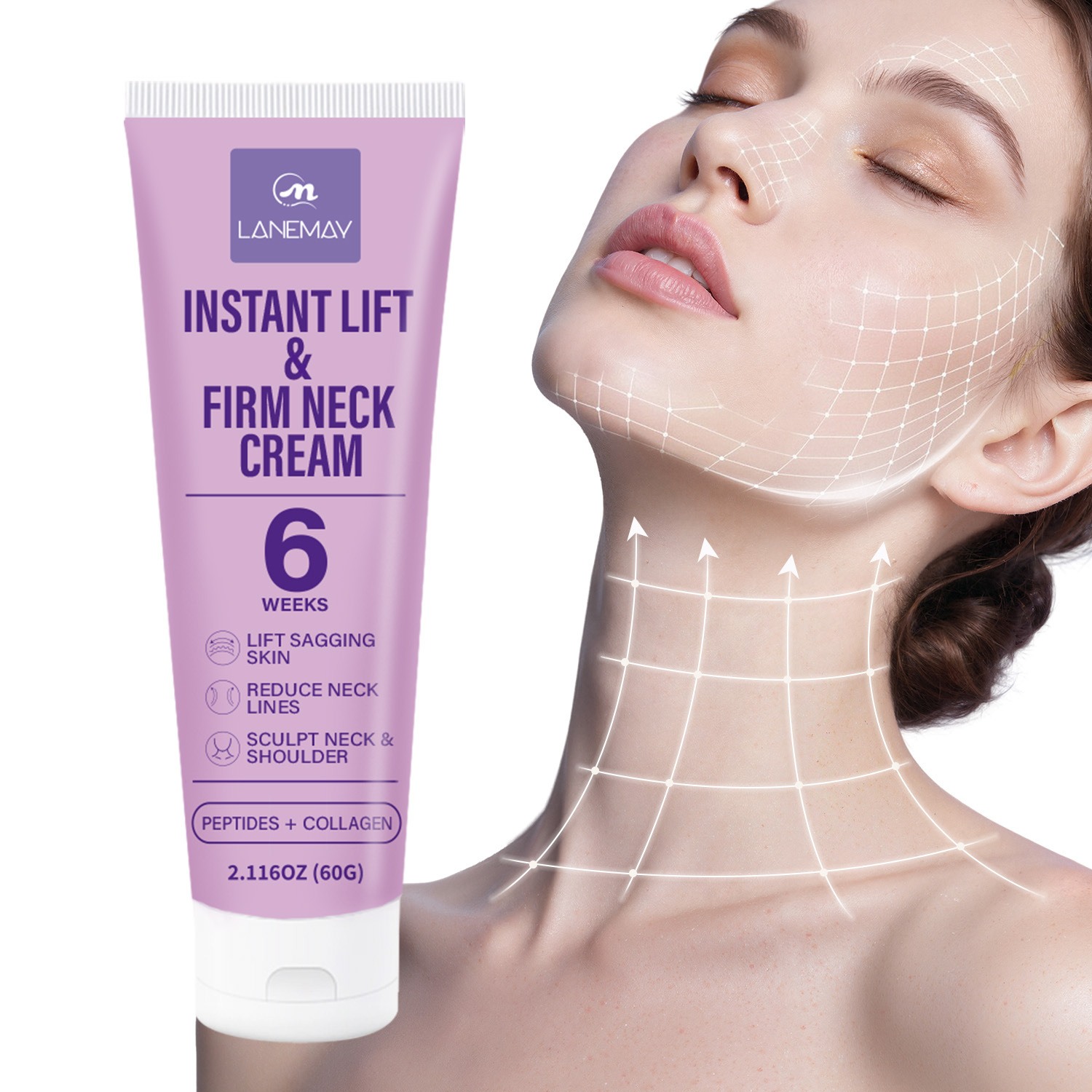 Instant Lift Firm Neck Cream w - огляд і ціна Peptide Neck Cream