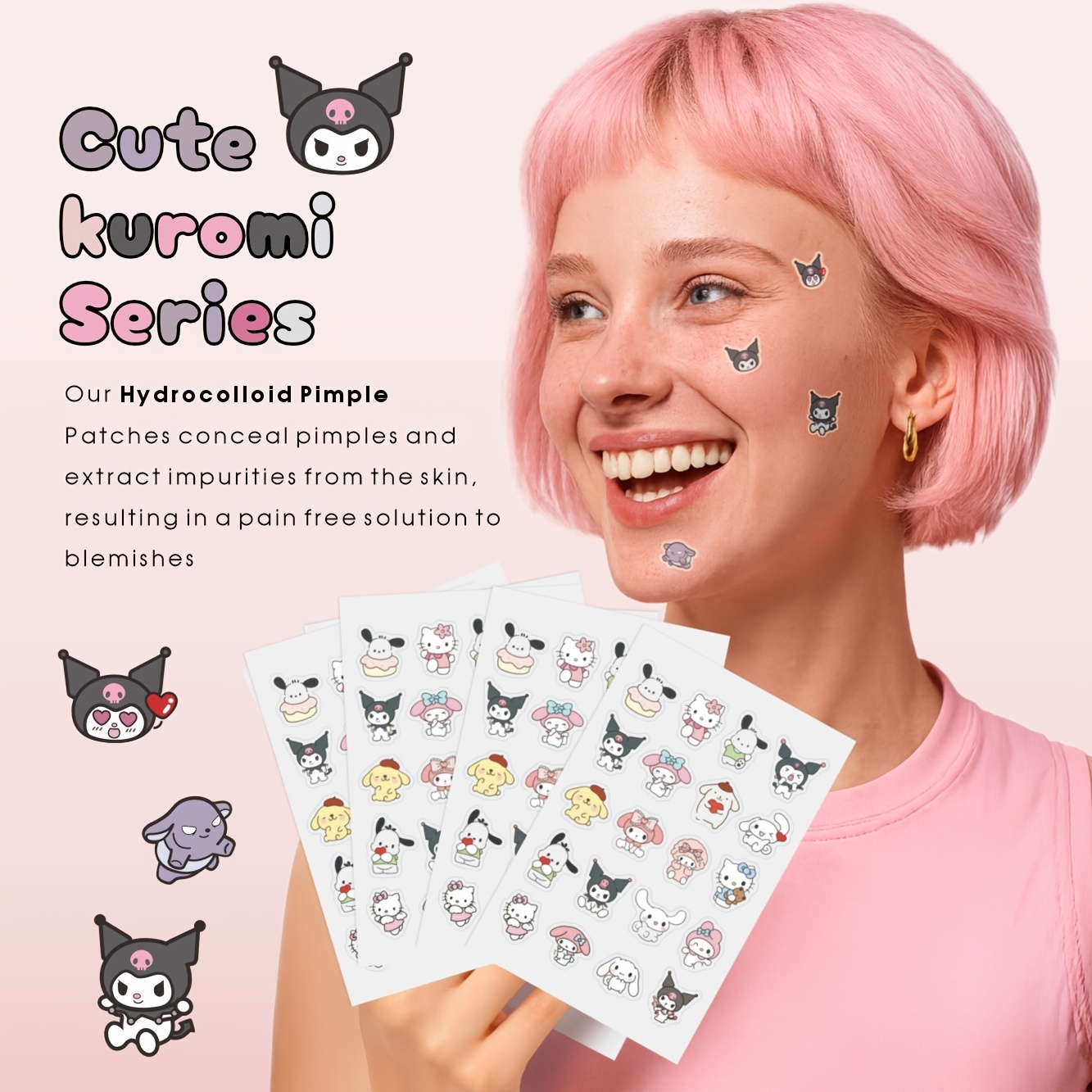 20/80PCS Sanrio Hello kitty Ca - огляд і ціна Hydrocolloid Acne Patch