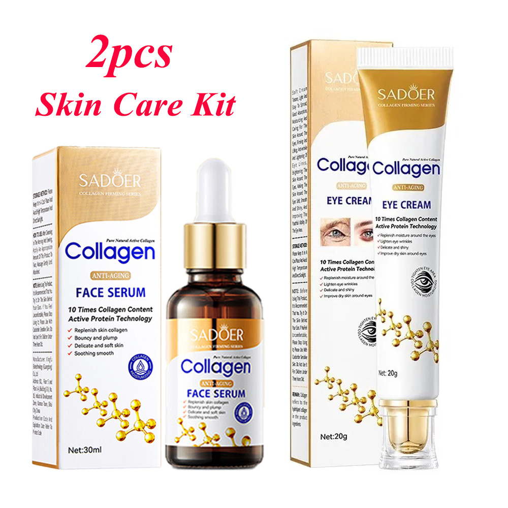 SADOER Collagen Skin Care Sets - огляд і ціна Caffeine Eye Serum