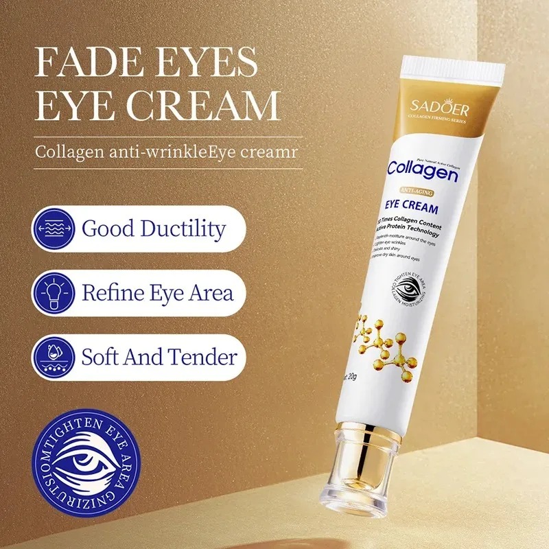 SADOER Collagen Skin Care Sets - огляд і ціна Caffeine Eye Serum