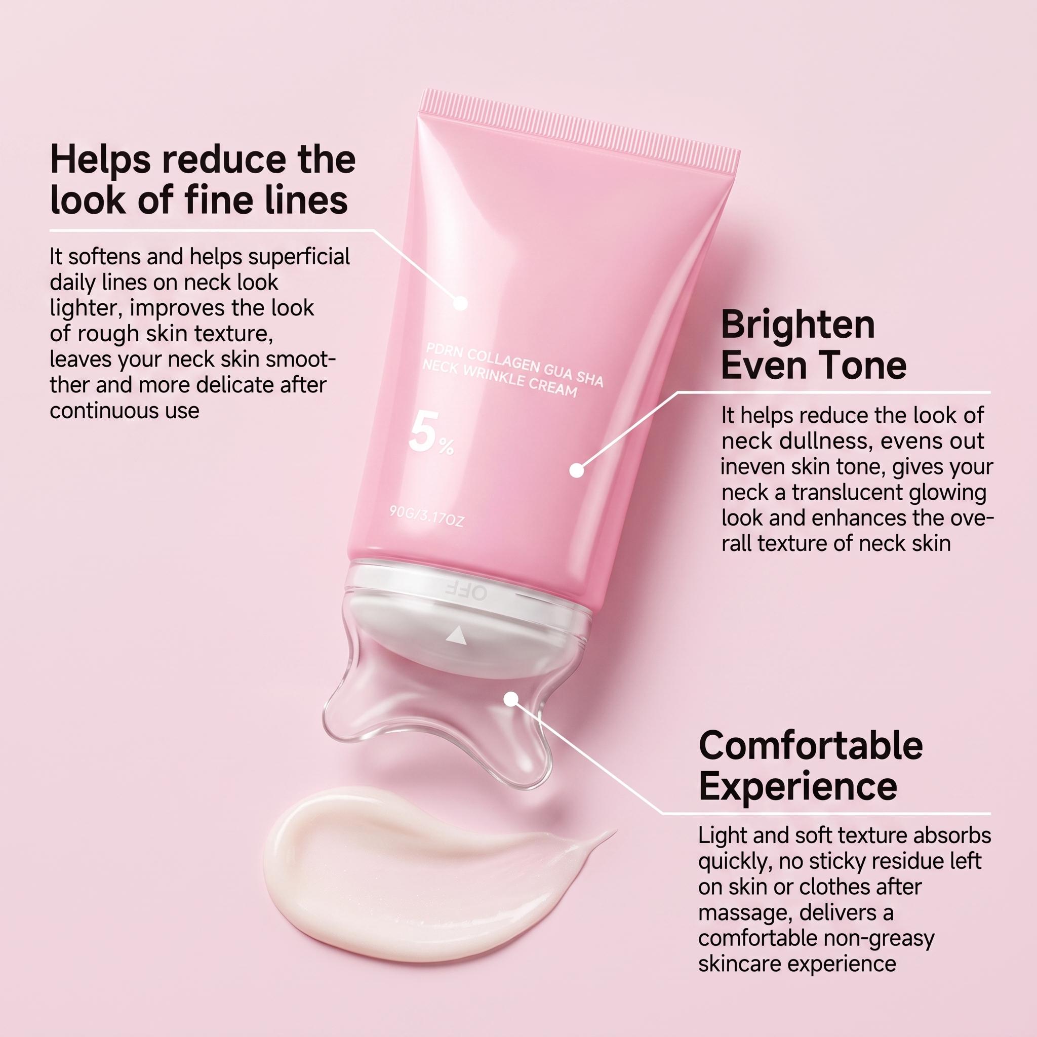 PDRN Pink Collagen Neck Cream  - огляд і ціна Peptide Neck Cream
