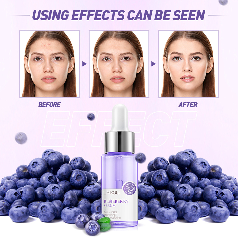 LAIKOU Blueberry Facial Serum  - огляд і ціна Skincare Garnier