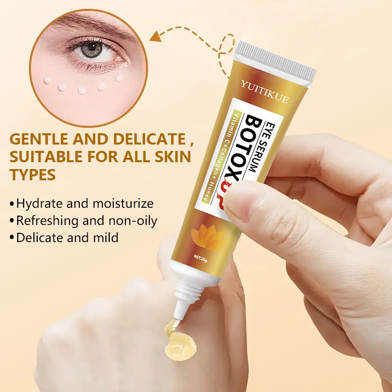 YUITIKUE Vitamin C & Collagen  - огляд і ціна Caffeine Eye Serum