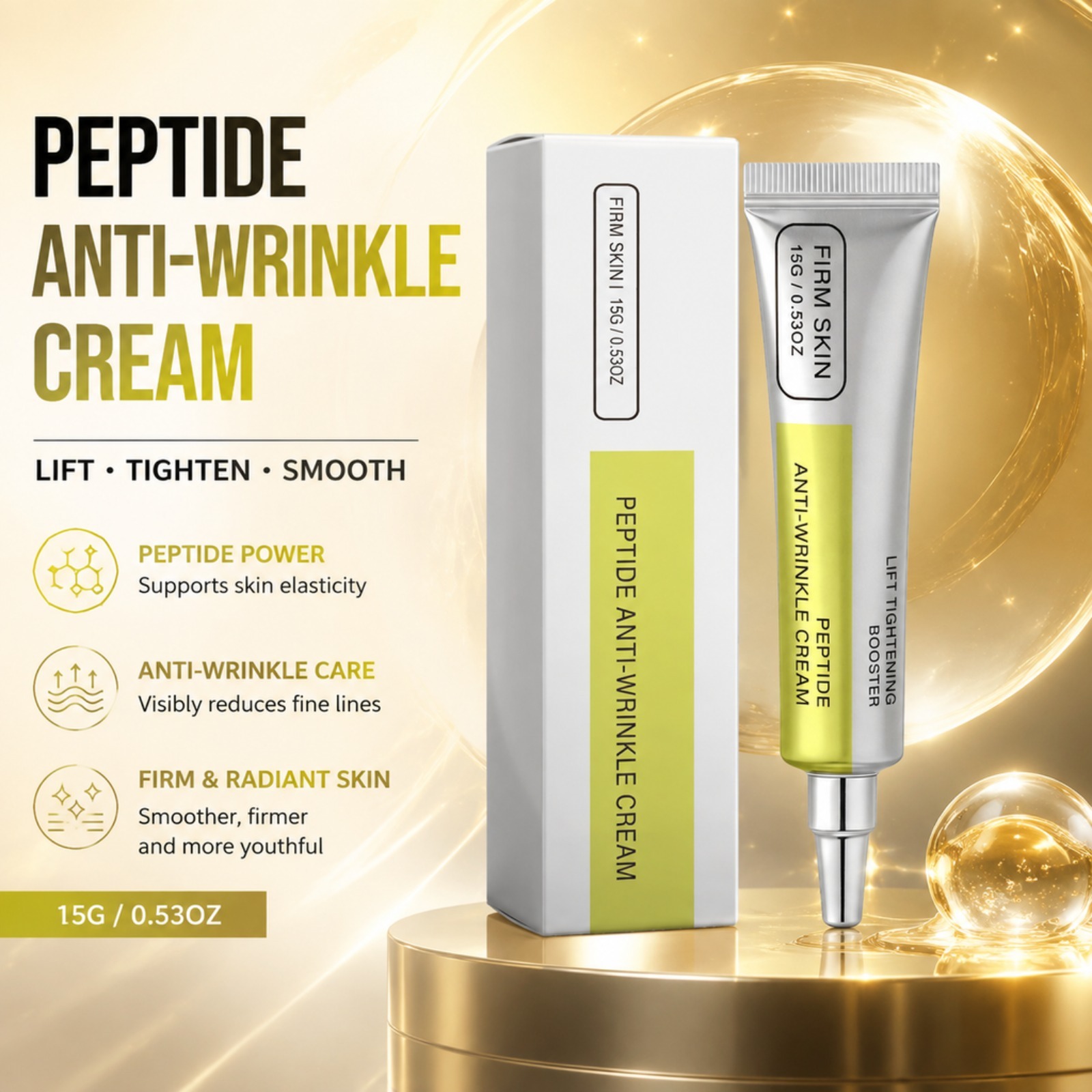 Peptide Retinol Face Cream Fir - огляд і ціна Peptide Neck Cream