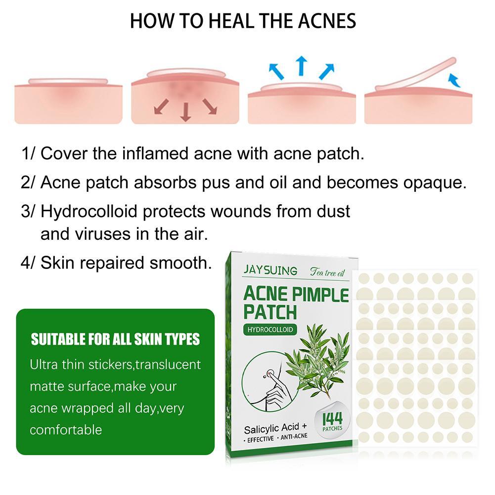 Tea Tree Oil Acne Patch 144Pcs - огляд і ціна Tea Tree Spot Treatment