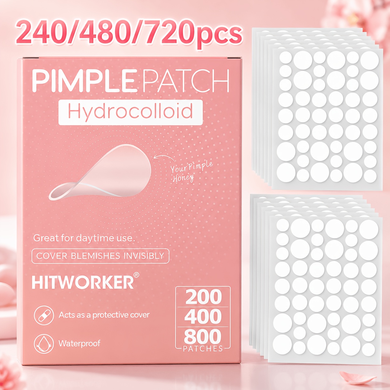 240/480/720pcs Hydrocolloid Bl - огляд і ціна Tea Tree Spot Treatment