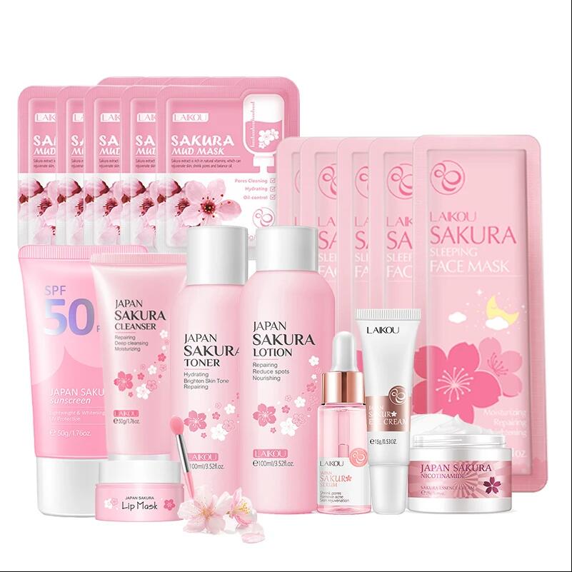 Japan Sakura Facial Cleaner Ko - огляд і ціна Peptide Neck Cream