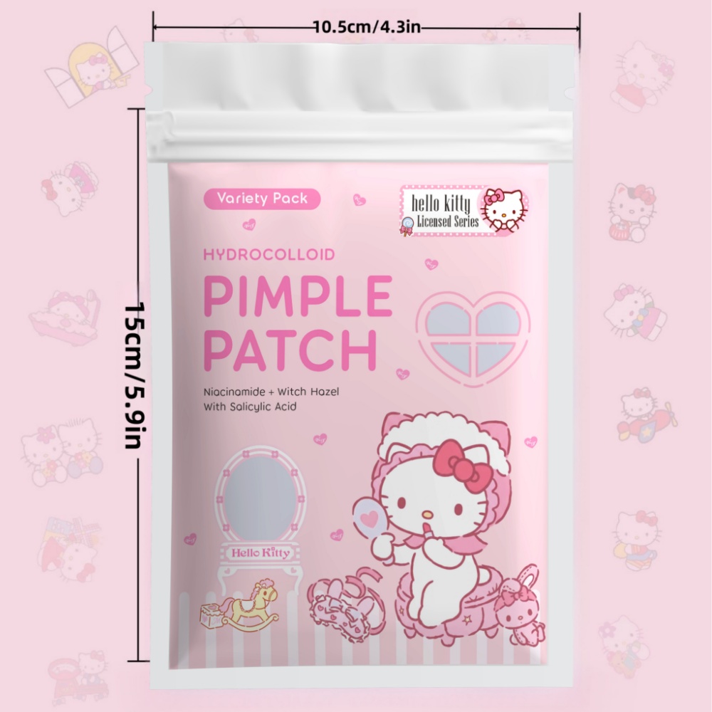 24/72pcs Hello Kitty Hydrocoll - огляд і ціна Hydrocolloid Acne Patch