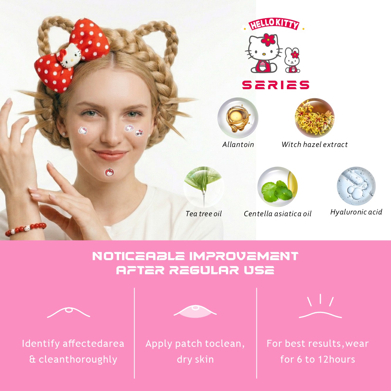 25/125PCS Hello Kitty Blemish  - огляд і ціна Hydrocolloid Acne Patch