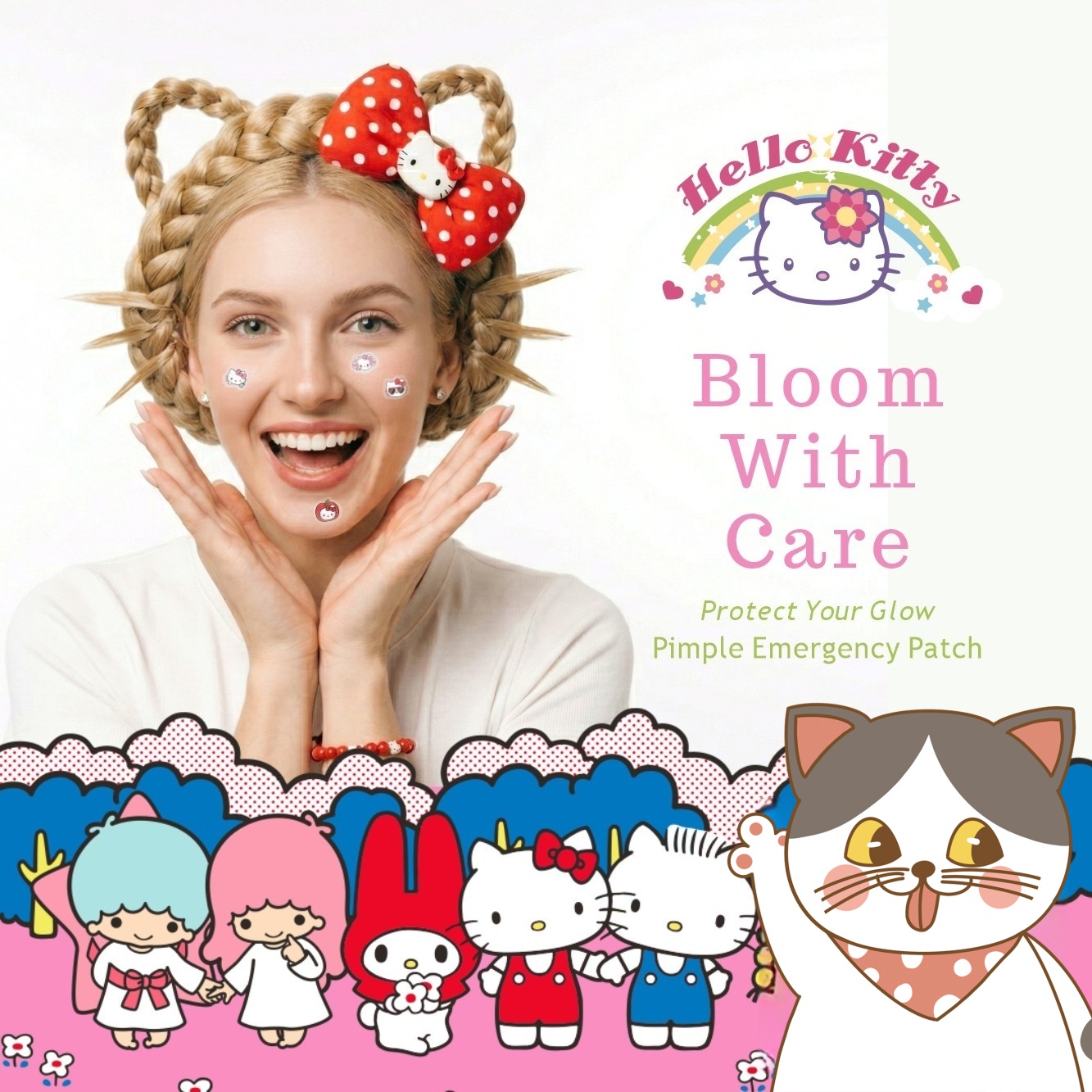 25/125PCS Hello Kitty Blemish  - огляд і ціна Hydrocolloid Acne Patch
